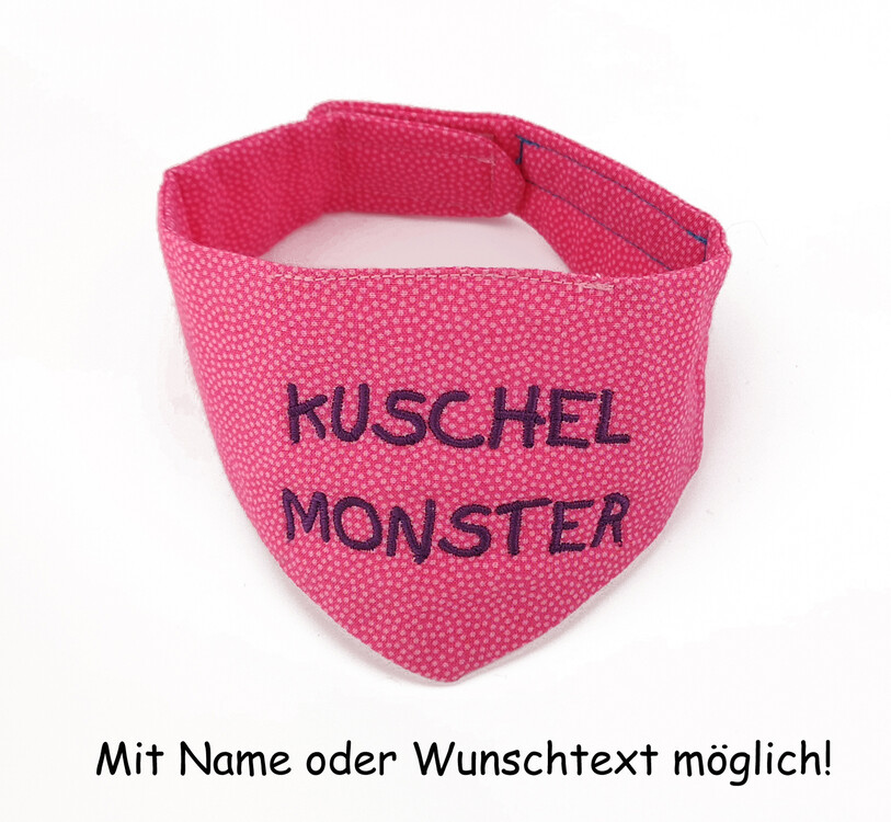 Halstuch pink "Kuschelmonster"